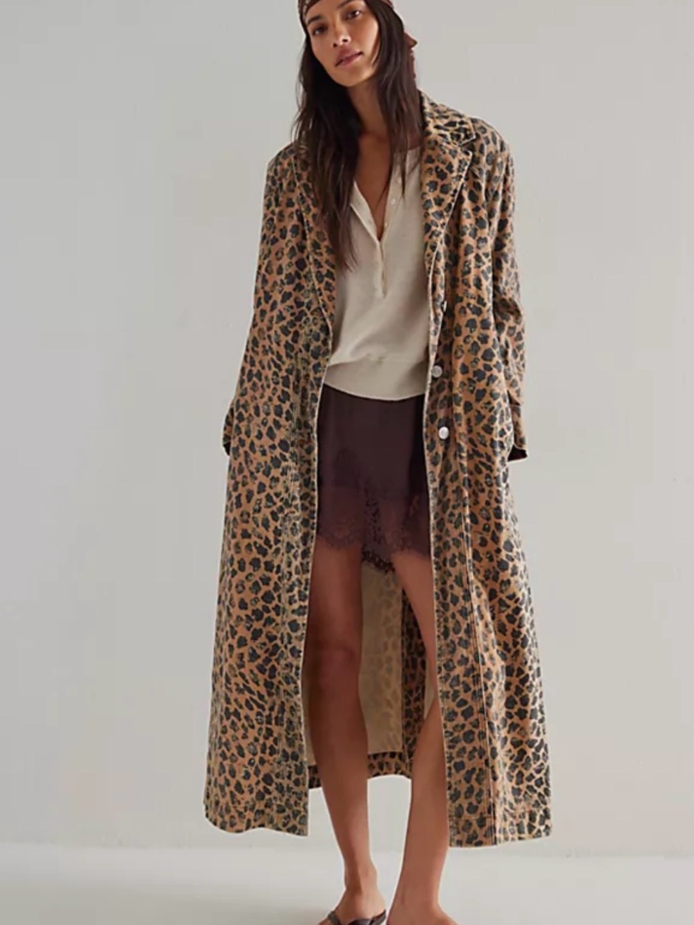 NWT - We The Free Monique Denim Duster - XL